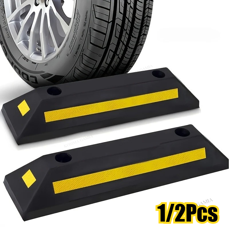 Garage Creeper Roller - 1/2Pcs Car Wheel Stopper for Garage