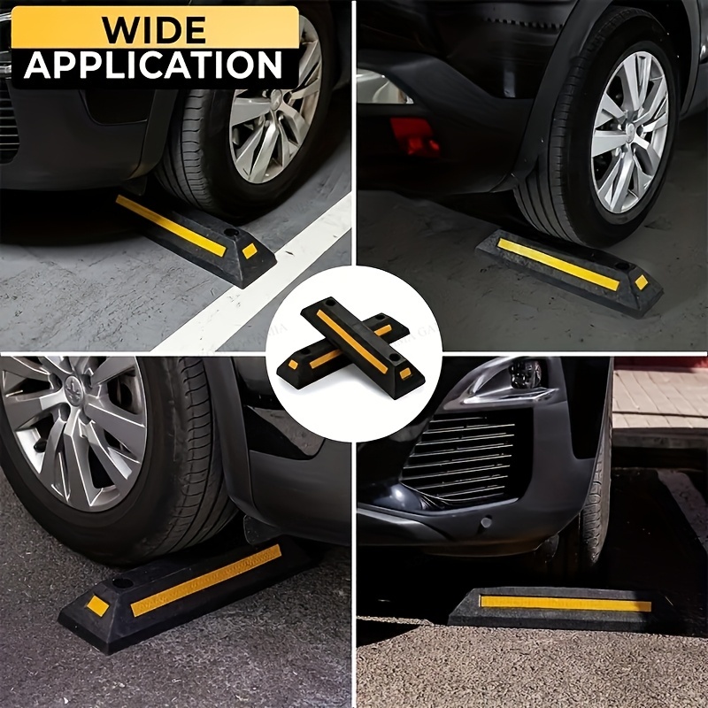 1/2Pcs Car Wheel Stopper for G - مراجعة Garage Creeper Roller وسعره