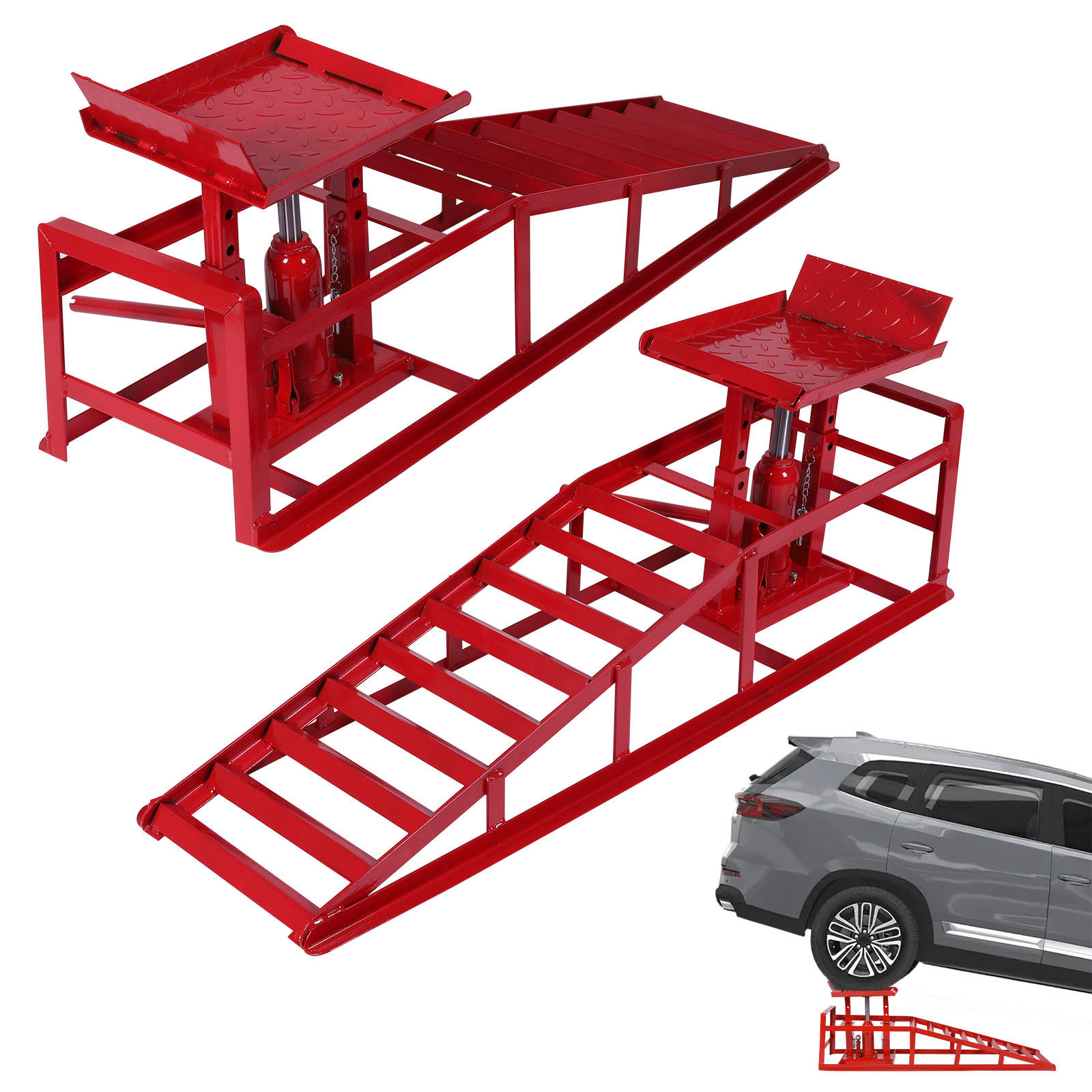 2Pcs Hydraulic Vehicle Repair  - مراجعة Hydraulic Car Lift وسعره