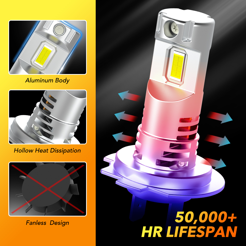 2Pcs H7 LED Can bus Car Headli - مراجعة Headlight Aiming Tool وسعره