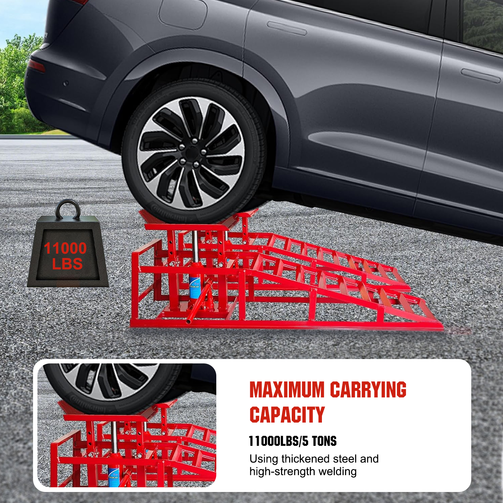 2Pcs Hydraulic Vehicle Repair  - مراجعة Hydraulic Car Lift وسعره