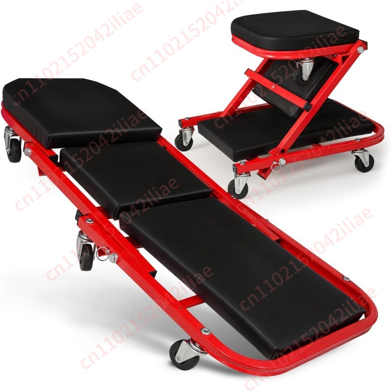 36-inch Folding Car Repair Bed - مراجعة Garage Creeper Roller وسعره