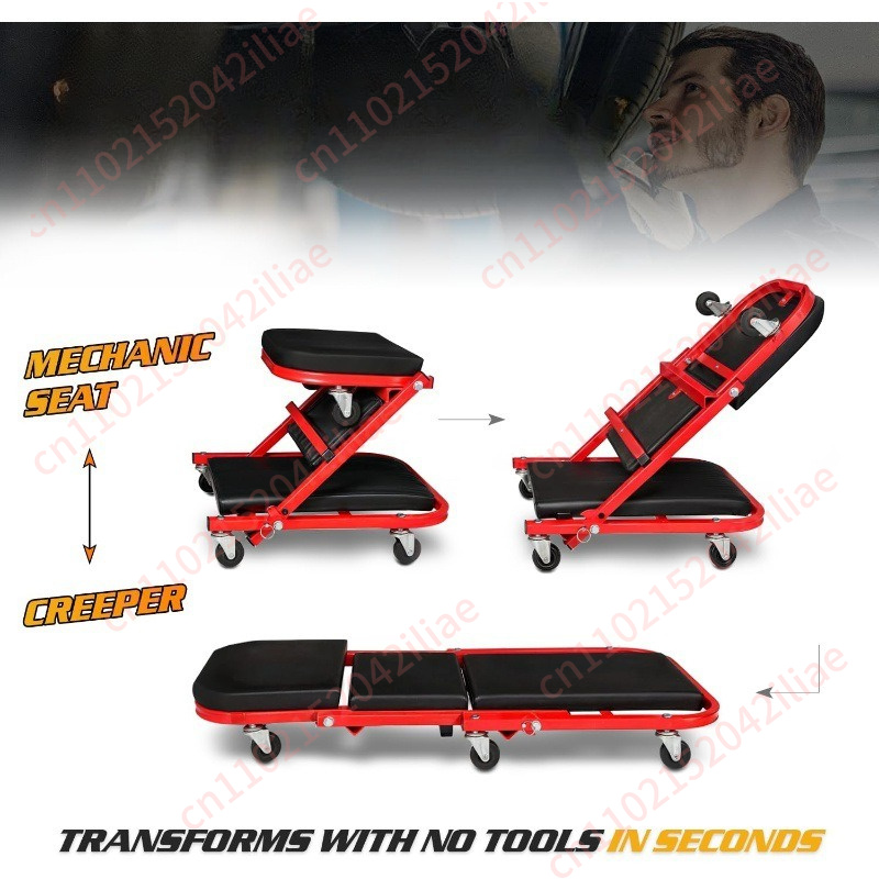 36-inch Folding Car Repair Bed - مراجعة Garage Creeper Roller وسعره