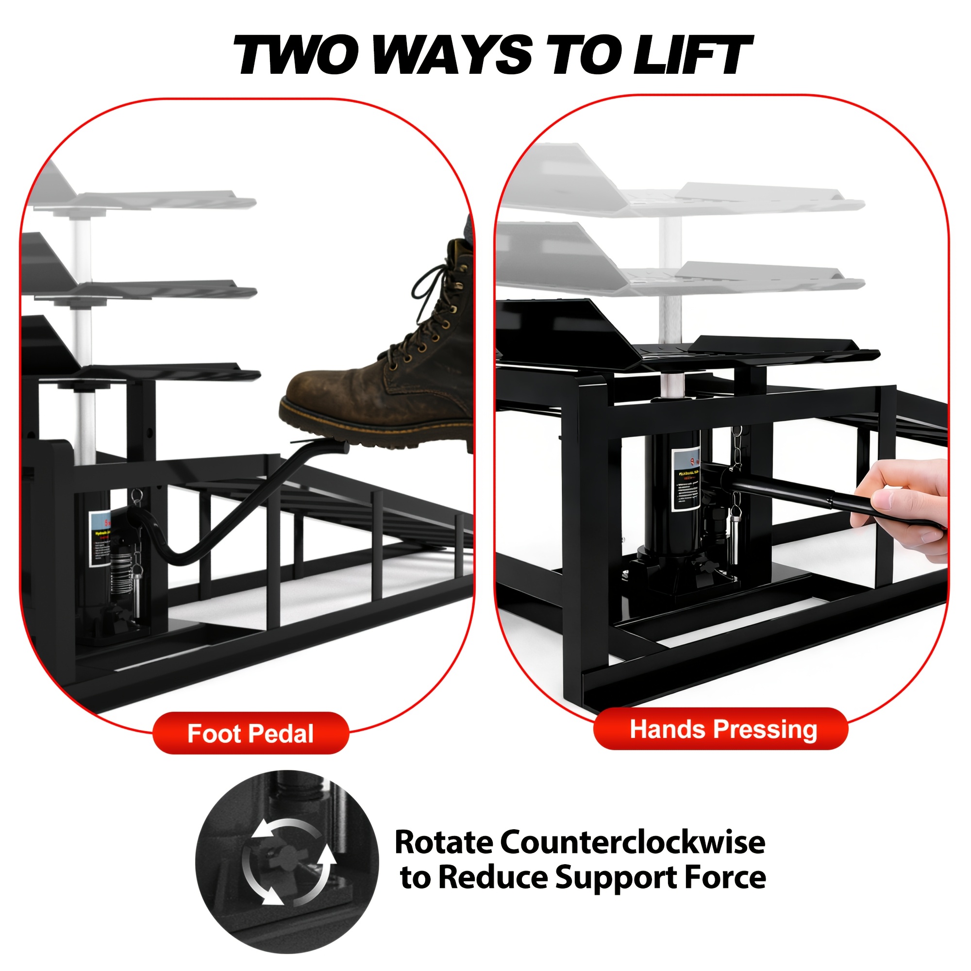 Car Ramps, 2pcs Hydraulic High - مراجعة Hydraulic Car Lift وسعره