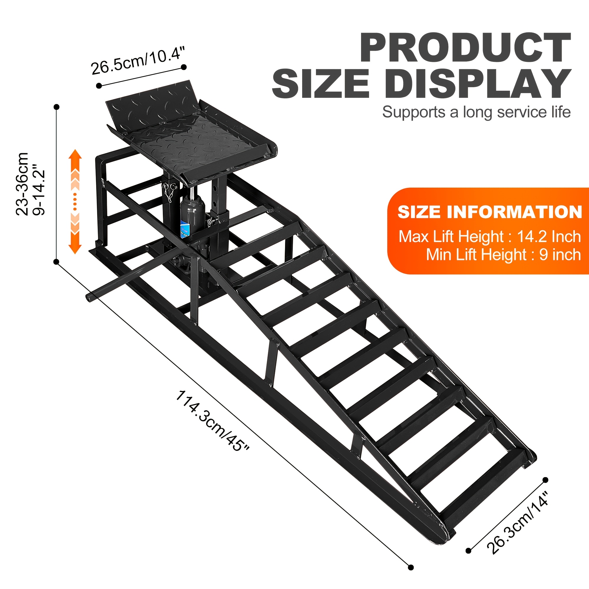 Car Ramps, 2pcs Hydraulic High - مراجعة Hydraulic Car Lift وسعره