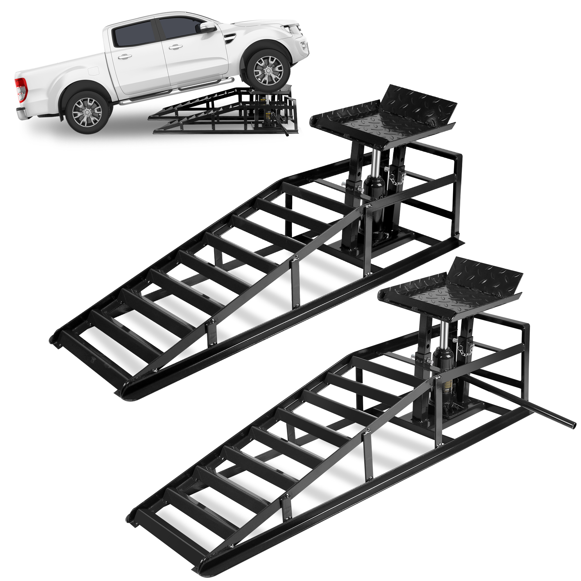 Truck Service Ramps Lifts, 2pc - مراجعة Hydraulic Car Lift وسعره