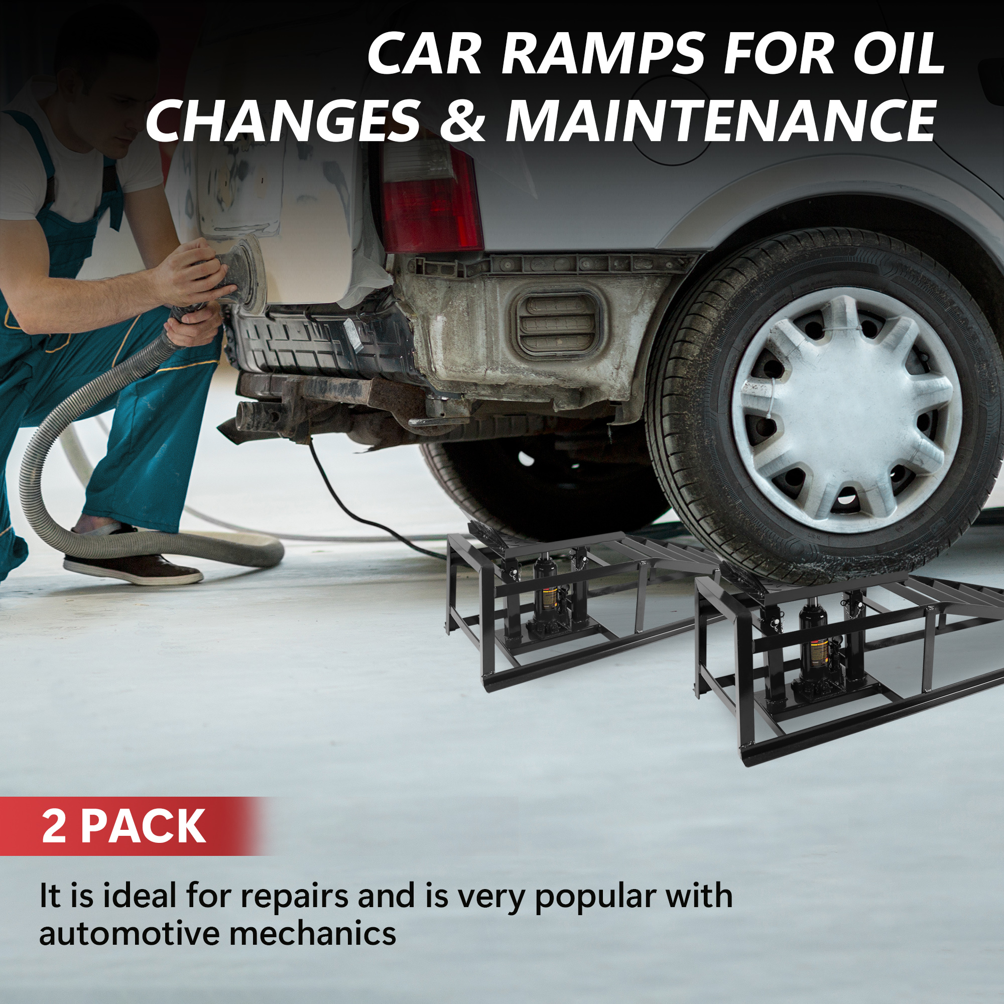 Truck Service Ramps Lifts, 2pc - مراجعة Hydraulic Car Lift وسعره