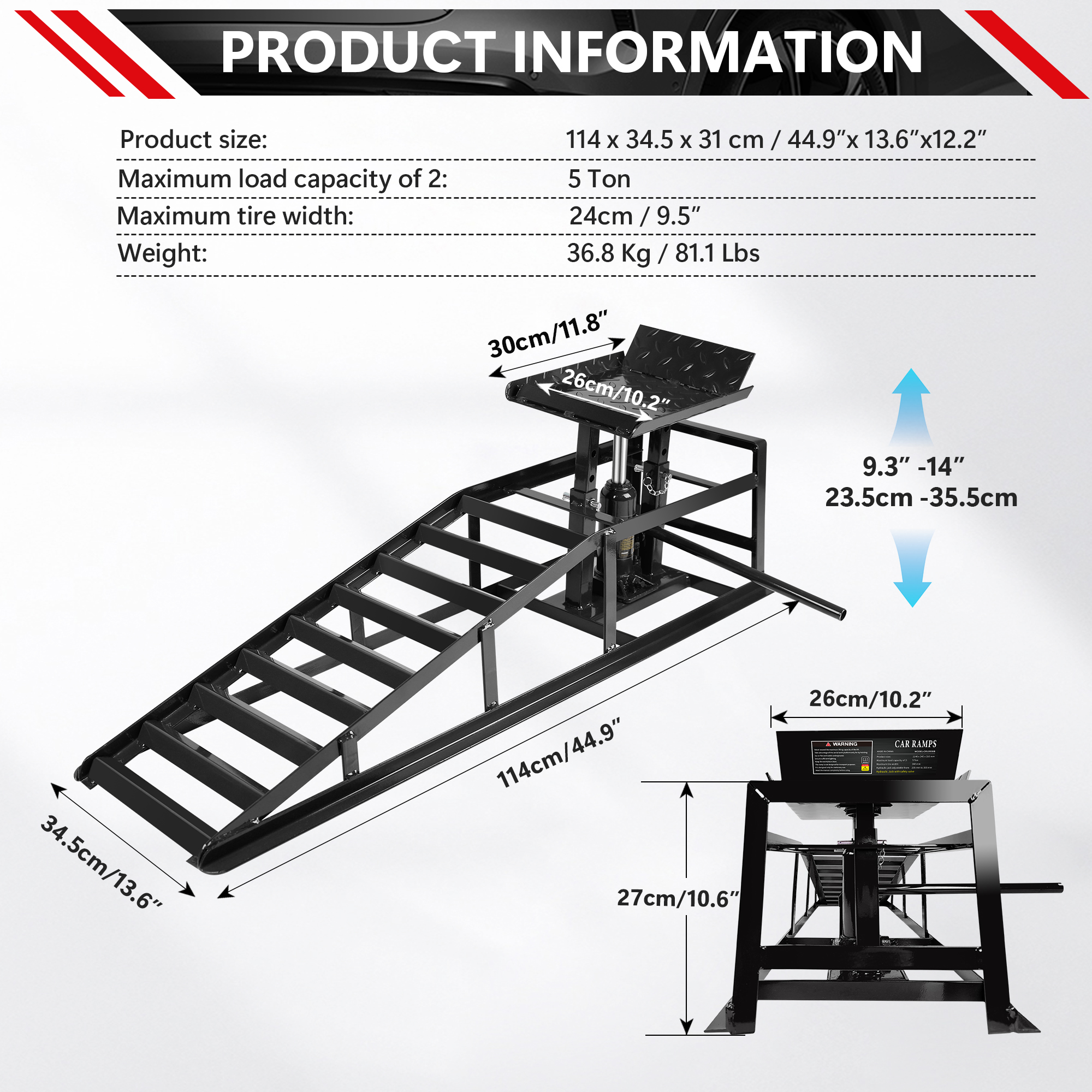 Truck Service Ramps Lifts, 2pc - مراجعة Hydraulic Car Lift وسعره