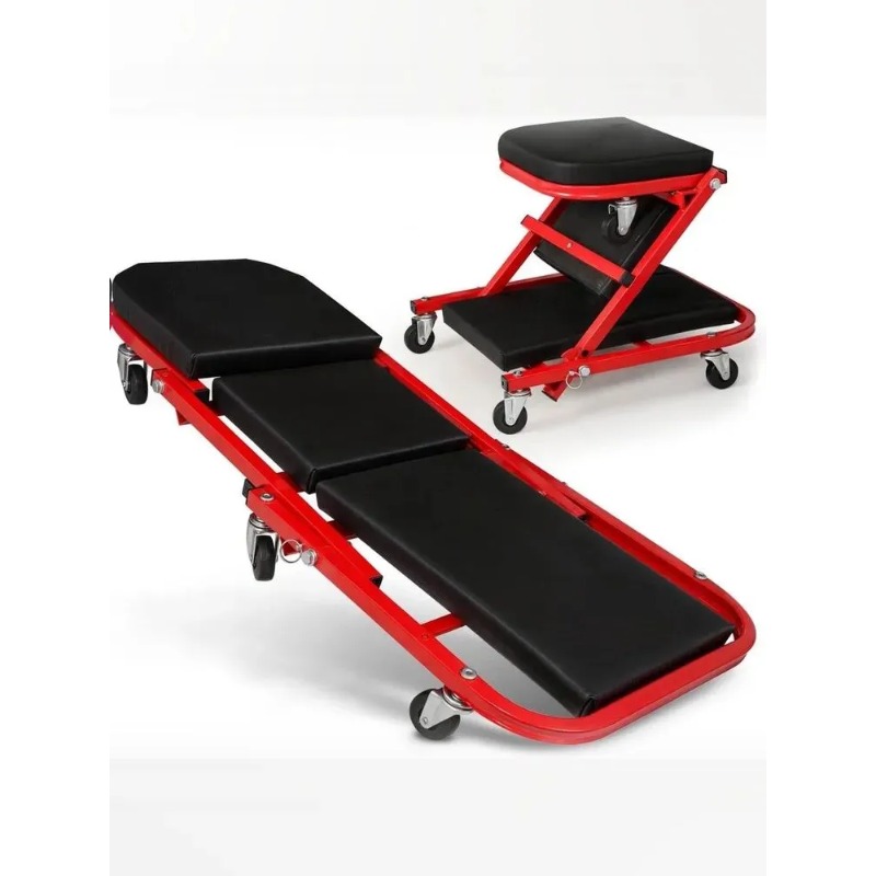 Foldable Z Creeper 2in1 Rollin - مراجعة Garage Creeper Roller وسعره