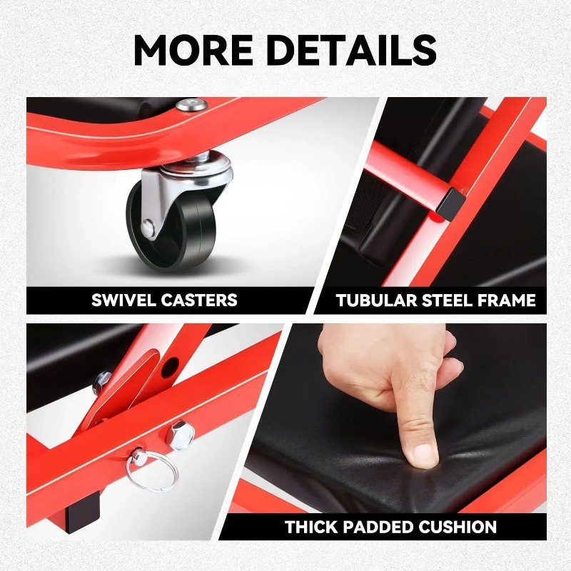 Foldable Z Creeper 2in1 Rollin - مراجعة Garage Creeper Roller وسعره