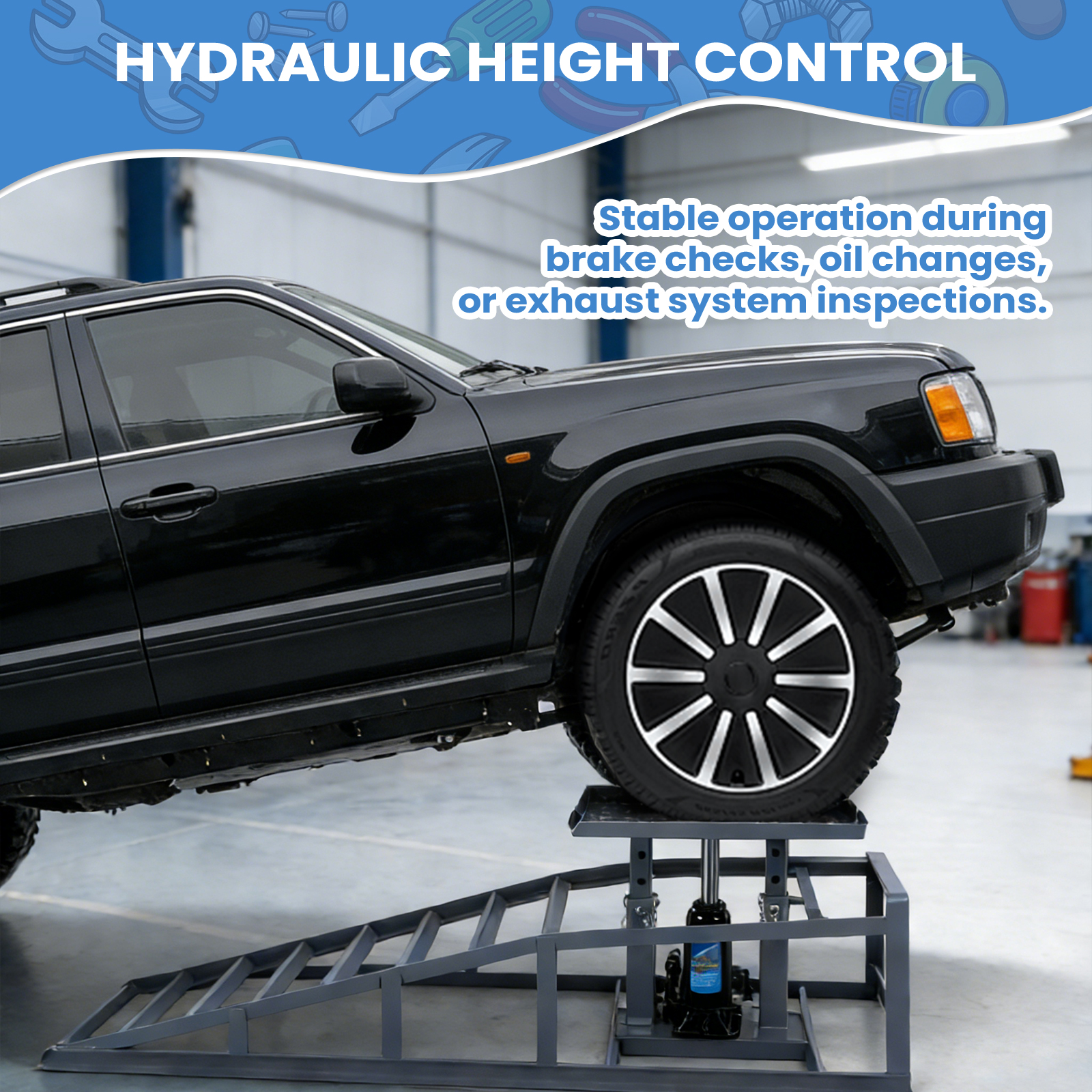 2 PCS Low Profile Hydraulic Ca - مراجعة Hydraulic Car Lift وسعره