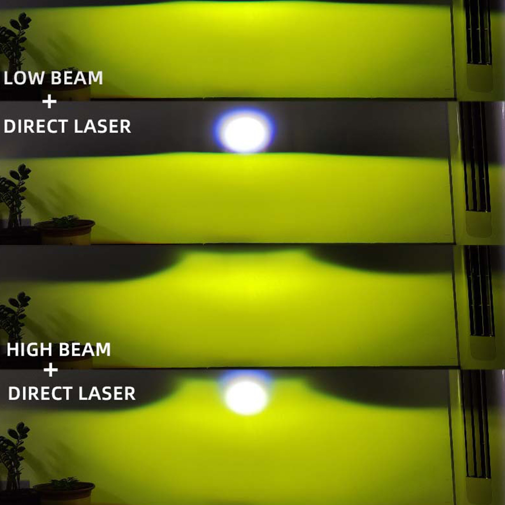 laser lens 3Inch biled Fog Lig - مراجعة Headlight Aiming Tool وسعره