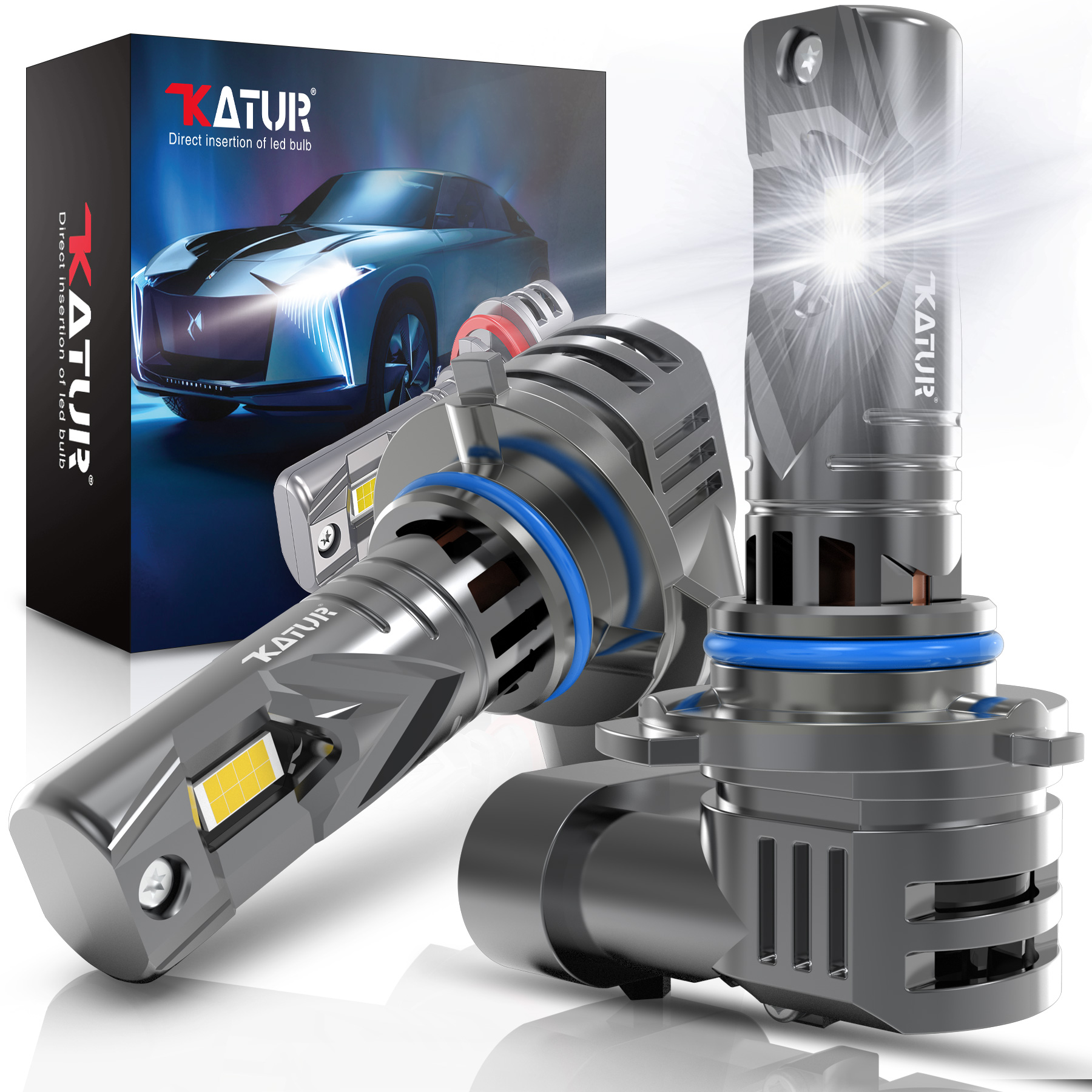 2x 9012 HIR2 LED Headlight Bul - مراجعة Headlight Aiming Tool وسعره