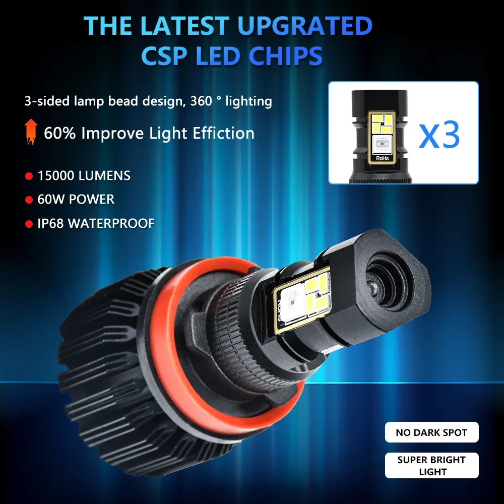 Bayerley RGB 5050 LED Fog Ligh - مراجعة Headlight Aiming Tool وسعره