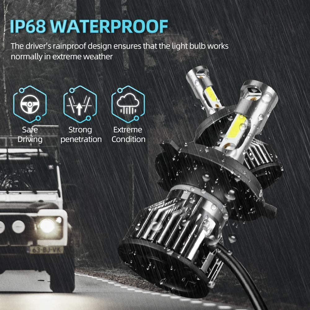 240W 40000LM LED Headlight 600 - مراجعة Headlight Aiming Tool وسعره