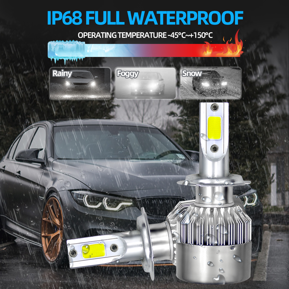 LED Car Headlight Bulbs 9005 H - مراجعة Headlight Aiming Tool وسعره