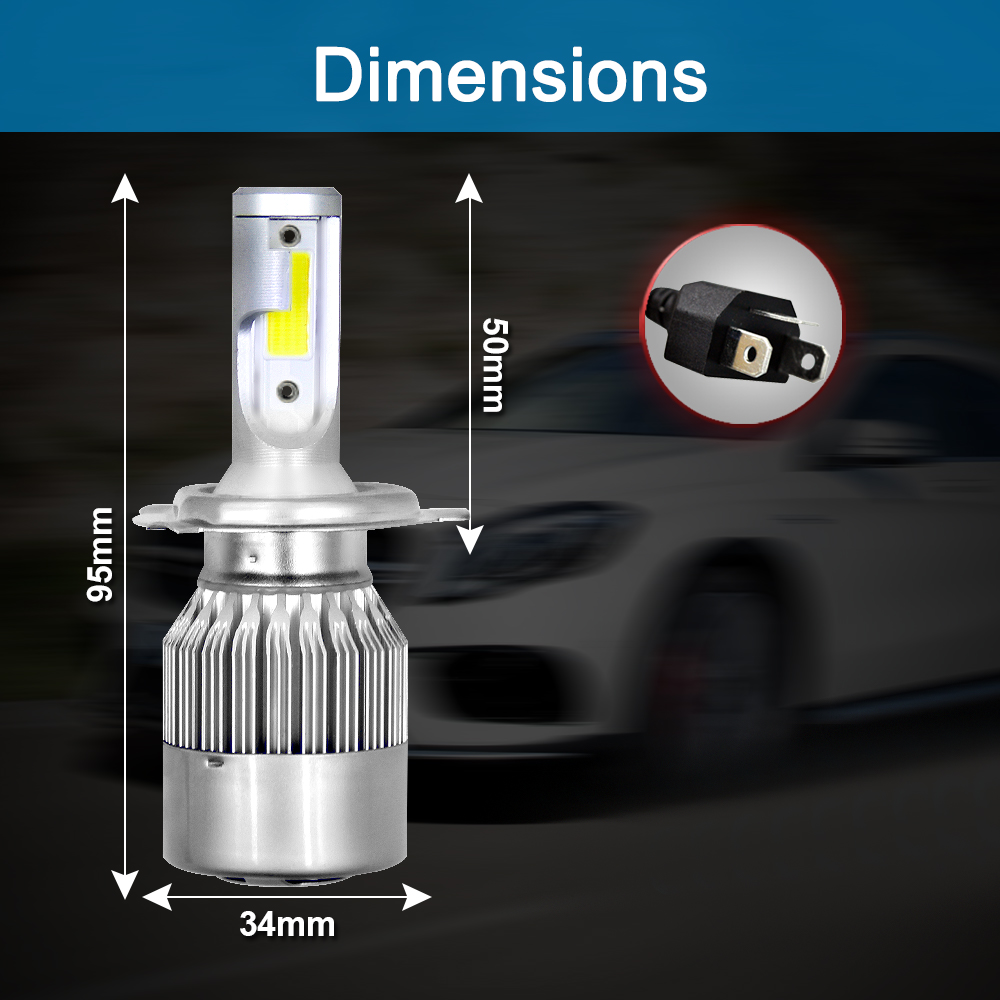 LED Car Headlight Bulbs 9005 H - مراجعة Headlight Aiming Tool وسعره