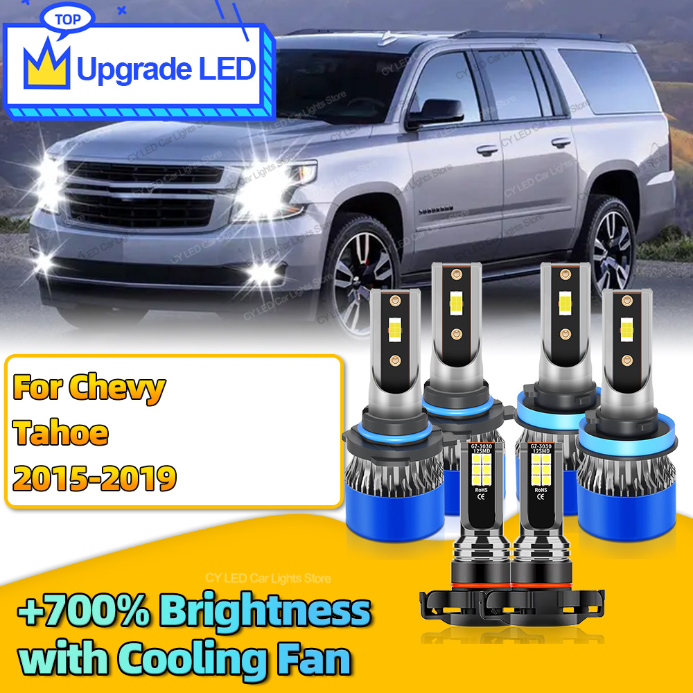 6Pcs 30000LM Canbus Car LED He - مراجعة Headlight Aiming Tool وسعره
