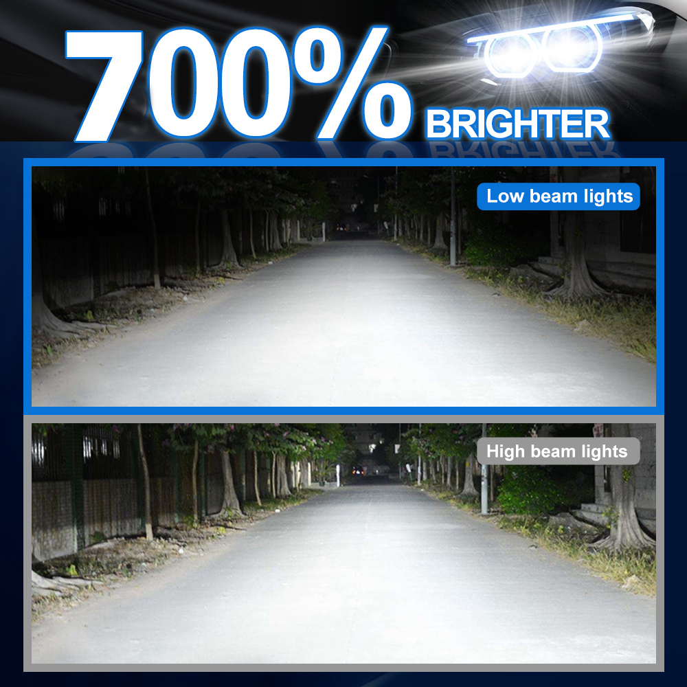 6Pcs 30000LM Canbus Car LED He - مراجعة Headlight Aiming Tool وسعره