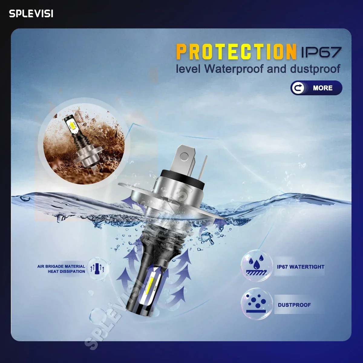 LED Headlight Hi Low Beam For  - مراجعة Headlight Aiming Tool وسعره