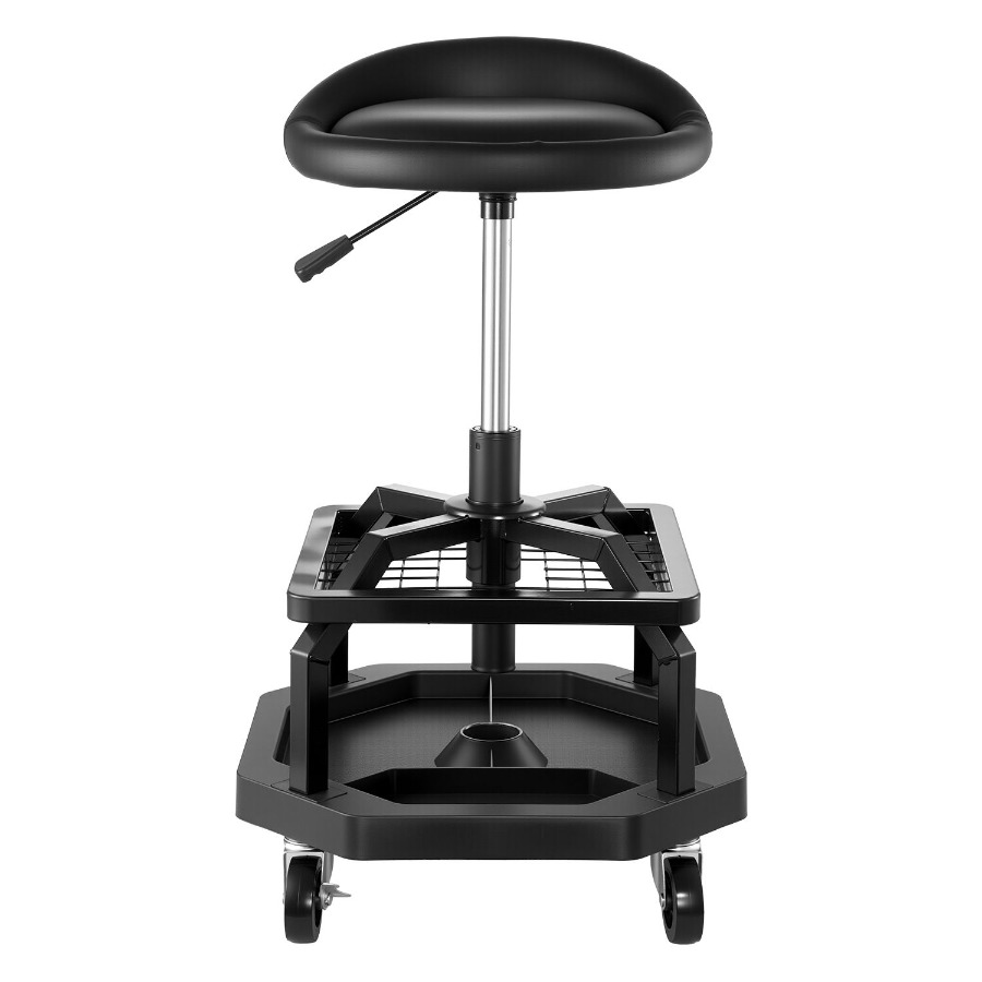 Rolling Shop Stool Pneumatic G - مراجعة Garage Creeper Roller وسعره