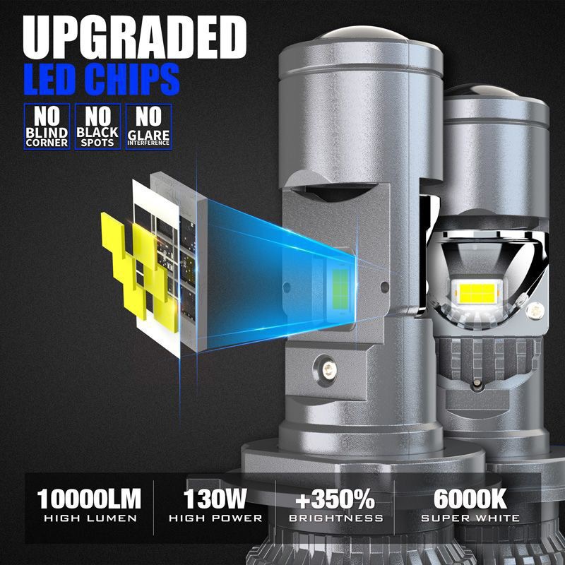 XTG GT4 LED Headlight Bulbs H4 - مراجعة Headlight Aiming Tool وسعره